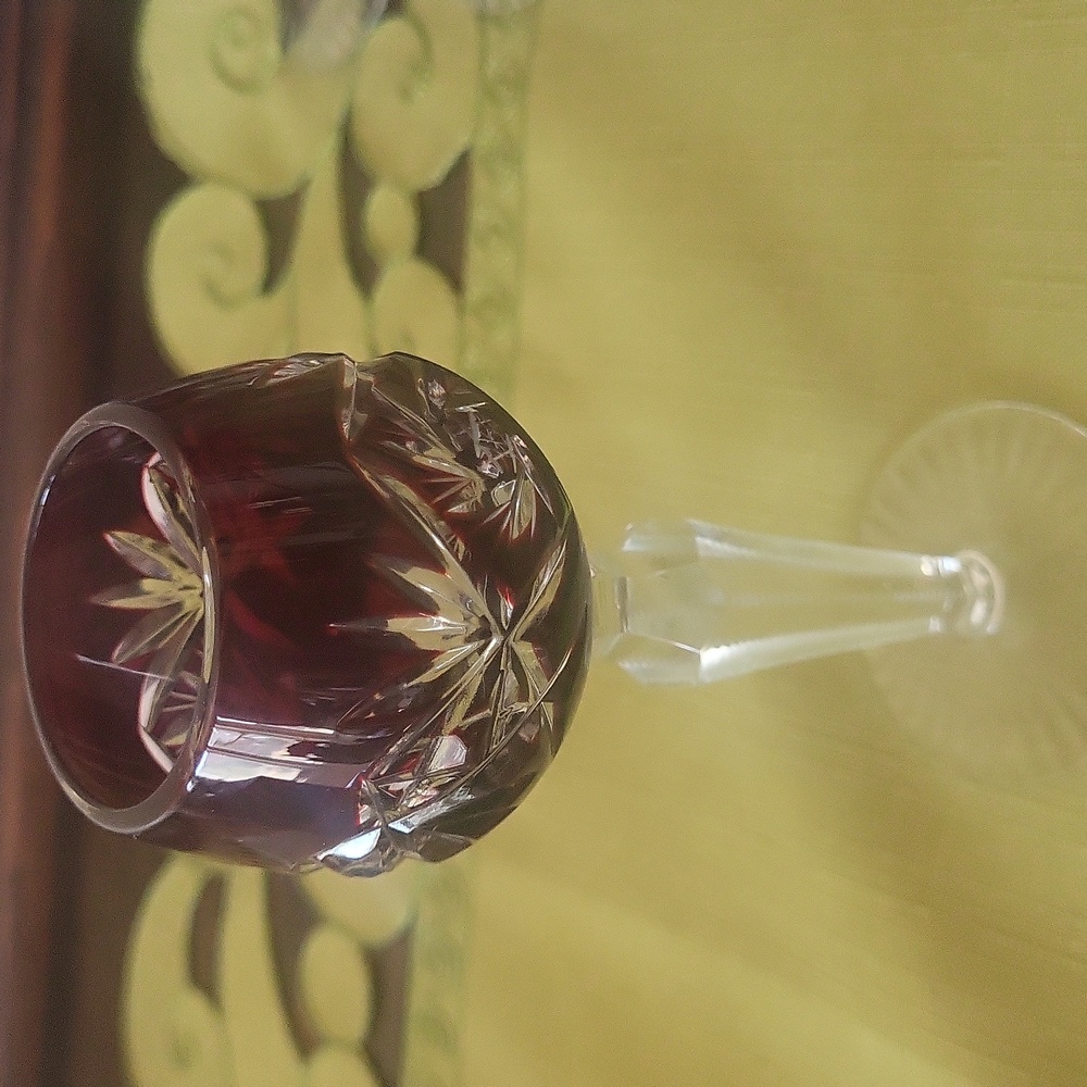 Bavarian Crystal Liqueur Glasses - Picture 8 of 10